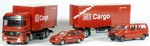 Комплект грузовых и легковых автомобилей с прицепом «Cargo»