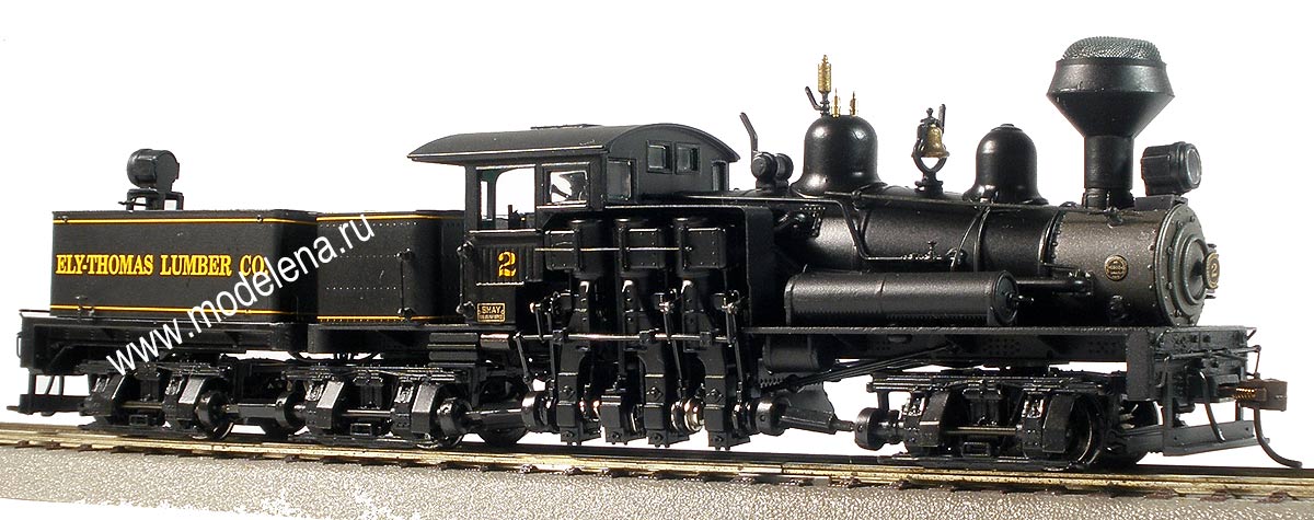 !!!  80-ton Three Truck Shay locomotive