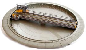 Круг поворотный локомотивного депо. Железнодорожные модели от Roco (Австрия).