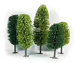 Комплект из 5 лиственных деревьев