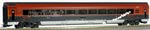 Пассажирский четырехосный вагон 2 класса из поезда 70201