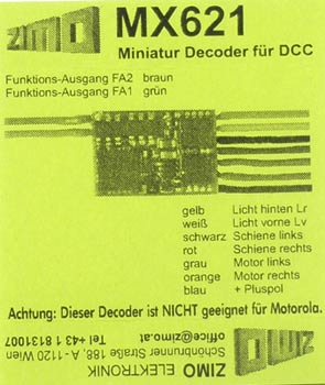    MX621   . DCC. , , N.