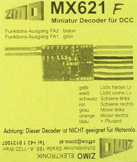    MX621F   . DCC. , , N.