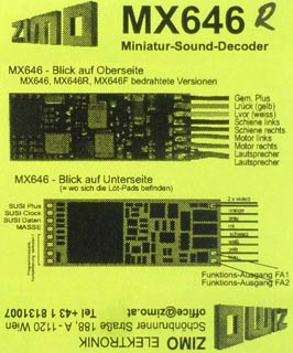     MX646R  . DCC. 