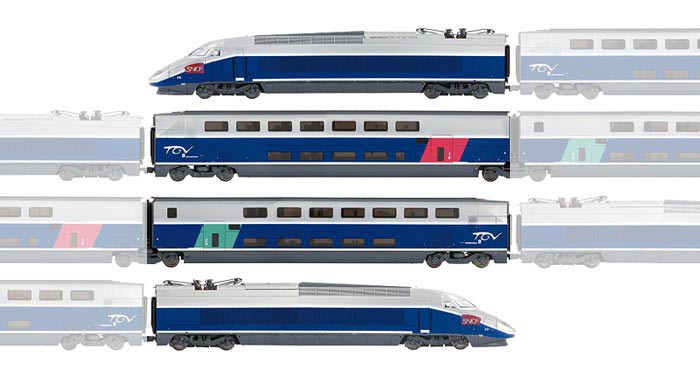  TGV Rame 600, , 2-, 4-